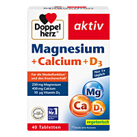 Artikelbild Doppelherz Magnesium+Calcium+D3 Tabletten 40St