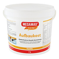 Artikelfoto Megamax Aufbaukost Vanille Pulver 3kg
