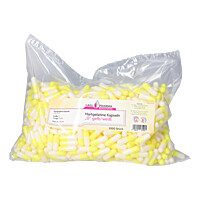 Produktfoto Hartgelatinekapseln Gr.0 grn/wei 1000St