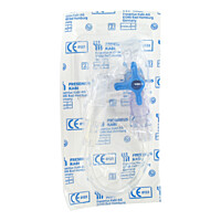 Produktbild 3-Wege Hahn blau PSU 10 cm Leitung 2x4 mm kn.stab. 
