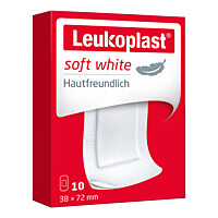 Produktfoto Leukoplast soft white Pflasterstrips 38x72 mm 10St