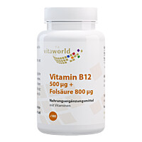 Artikelfoto Vitamin B12 500 g+Folsure 800 g Tabletten 180St