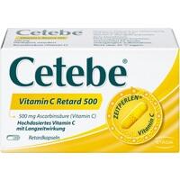 Produktfoto Cetebe Vitamin C Retardkapseln 500 mg 60St