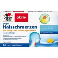 Produktbild Doppelherz gegen Halsschmerzen Lutschtabletten 24St