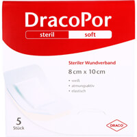 Produktfoto Dracopor Wundverband 8x10 cm steril 5St