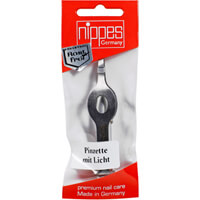 Produktbild Nippes Pinzette rostfrei m.Licht Nr.767E 