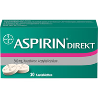 Artikelfoto Aspirin Direkt Kautabletten 10St