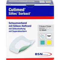 Artikelfoto Cutimed Siltec Sorbact PU-Verb.7,5x7,5 cm