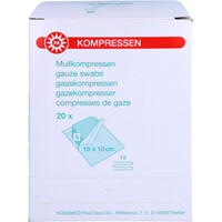 Artikelbild Mullkompressen 10x10 cm steril 12fach 20X5St
