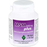 Produktbild Msm 500 mg plus Kapseln 90St