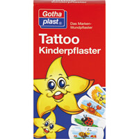 Produktfoto Tattoo Kinderpflaster 25x57 mm 8St