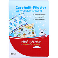 Produktfoto Piratoplast Jungen Pflasterzuschnitt 6x10 cm 6St