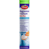 Artikelfoto Abtei Magnesium+Kalium Aktiv Plus Brausetabletten 15St