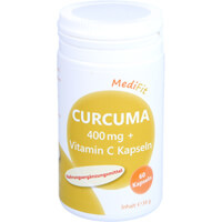Artikelfoto Curcuma 400 mg+Vitamin C Kapseln MediFit 60St