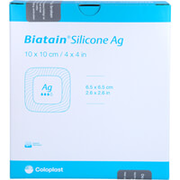 Produktbild Biatain Silicone Ag Schaumverband 10x10 cm 5St