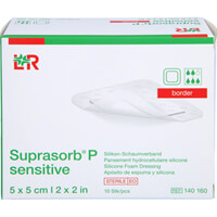 Artikelbild Suprasorb P sensitive PU-Schaumv.border 5x5cm 10St
