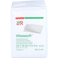 Artikelfoto Vliwasoft Vlieskompressen unsteril 7,5x7,5 cm 4l. 100St