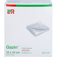 Artikelbild Gazin Mullkomp.10x10 cm steril 8fach 25X2St