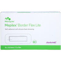 Produktbild Mepilex Border Flex Lite Schaumverband 5x12,5 cm 5St