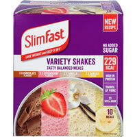 Artikelbild Slim Fast Pulver Probierpaket gemischt 368g