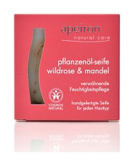 Produktbild Pflanzenlseife Wildrose & Mandel apeiron 100g