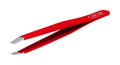 Artikelfoto Haarpinzette 9 cm schrg rostfrei rot 