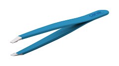 Produktfoto Haarpinzette 9 cm gerade rostfrei blau 