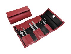 Produktfoto Rolletui 5teilig m.Magnetverschluss rot 